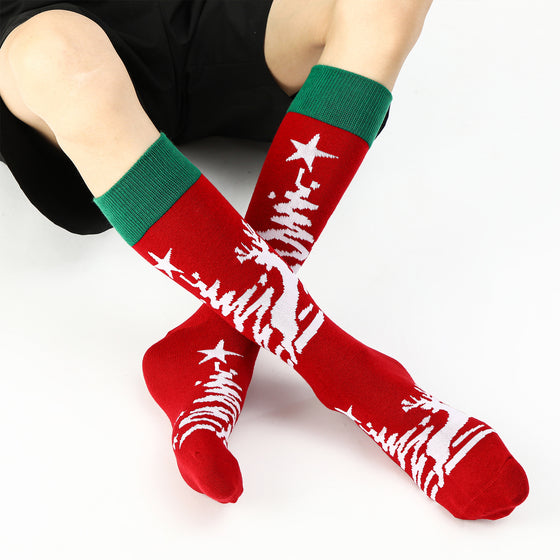 MENS CHRISTMAS DRESS HOLIDAY SOCKS 8PACK