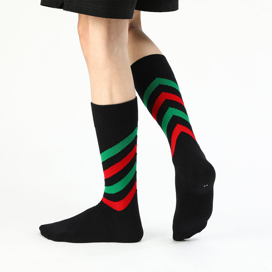 MENS CHRISTMAS DRESS HOLIDAY SOCKS 8PACK