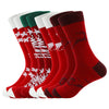 MENS CHRISTMAS DRESS HOLIDAY SOCKS 8PACK