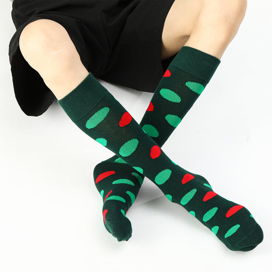 MENS CHRISTMAS DRESS HOLIDAY SOCKS 8PACK